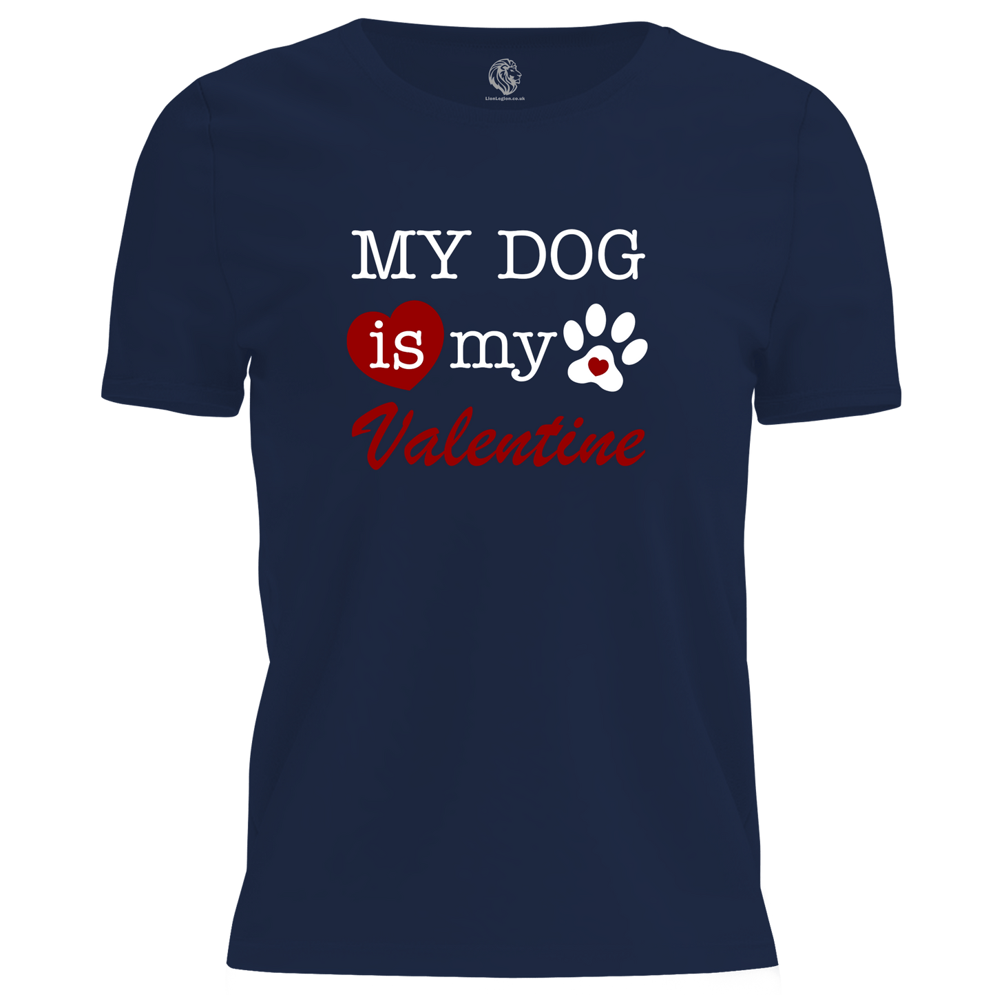 Dog Valentine T Shirt by Lion Legion 