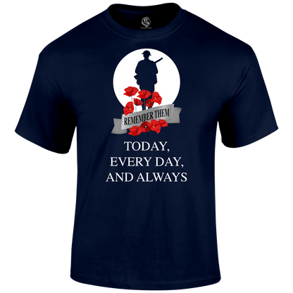 Always WW2 Remembrance Day T Shirt by Lion Legion 