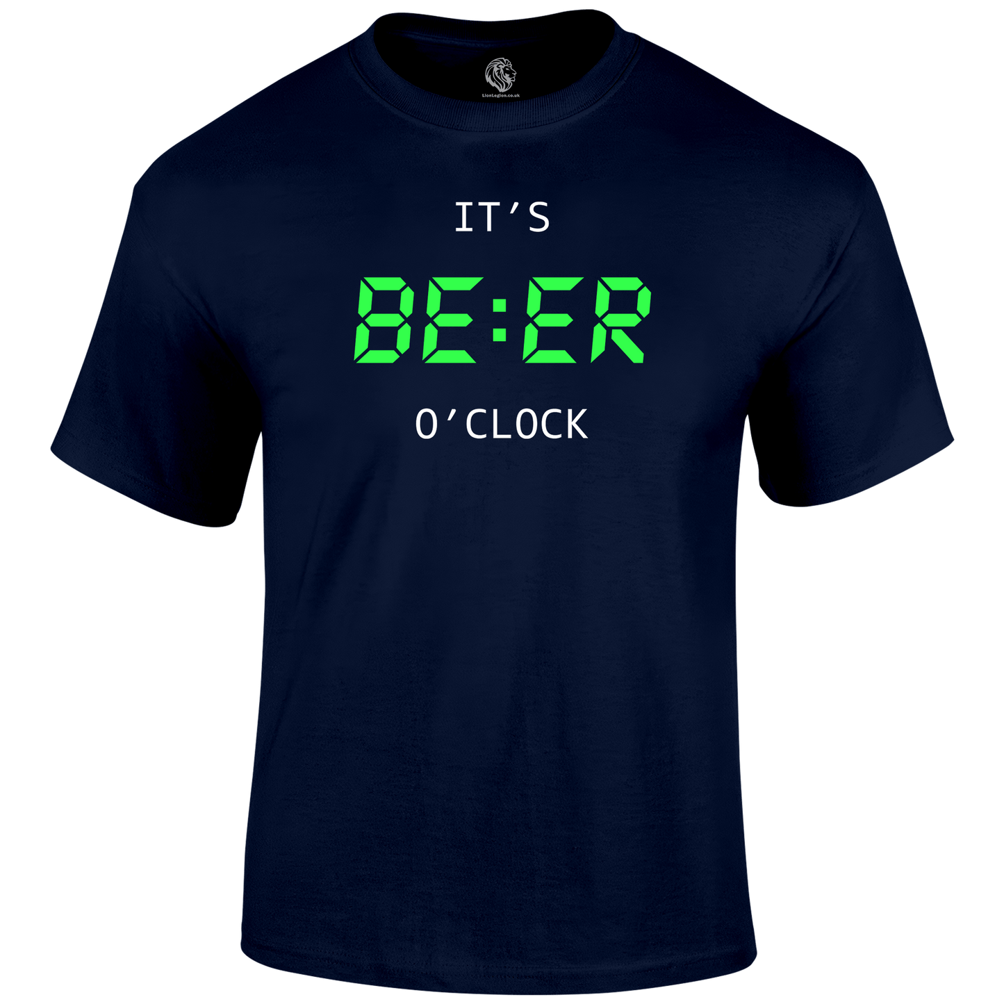 Beer O'Clock Funny T Shirt by Lion Legion 