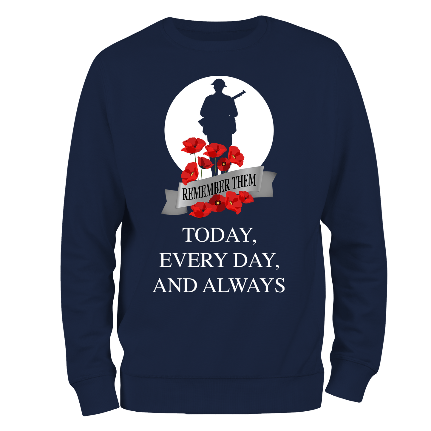Always WW2 Remembrance Day Sweatshirt by Lion Legion 