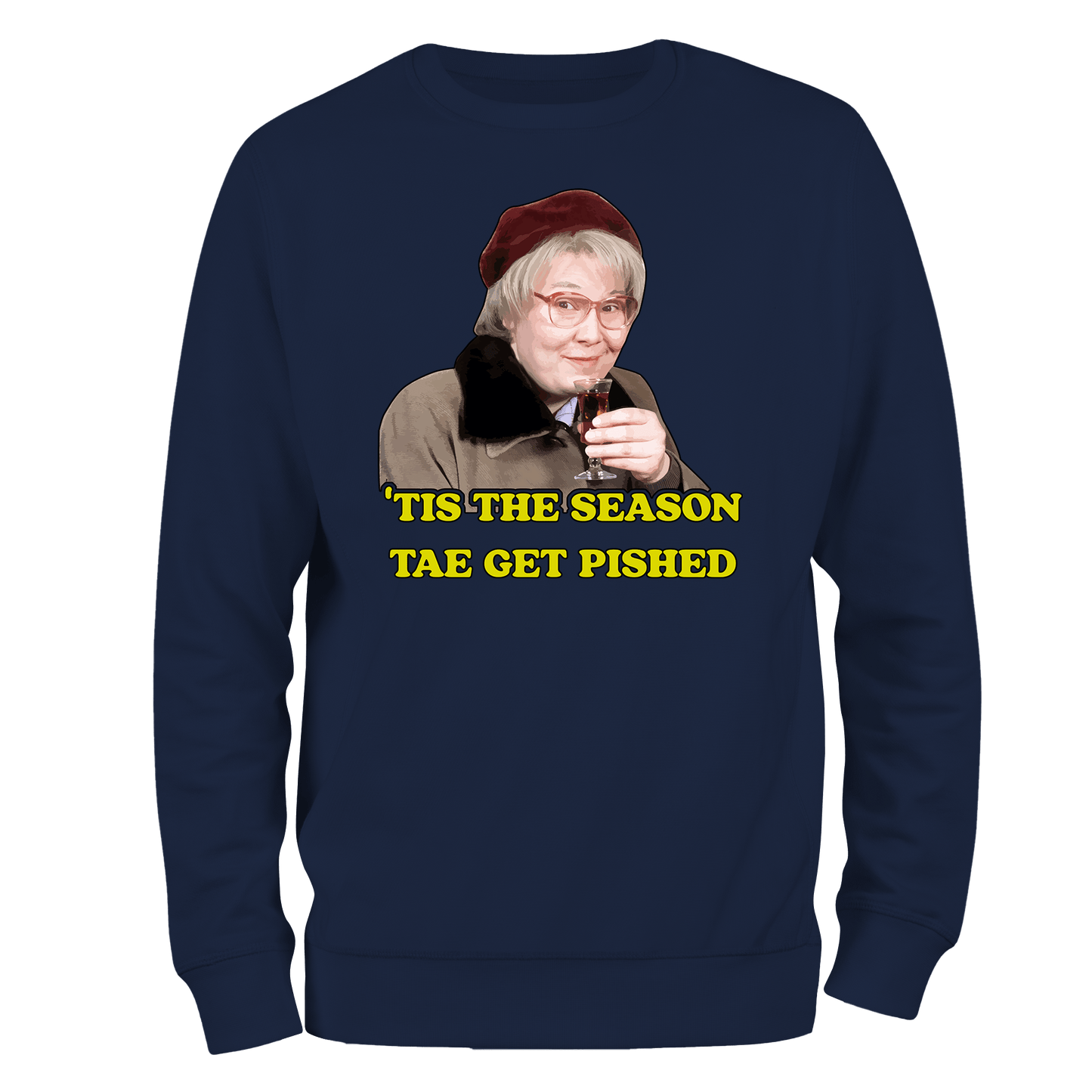 Funny Christmas Jumper Tis The Season Tae Get Pished