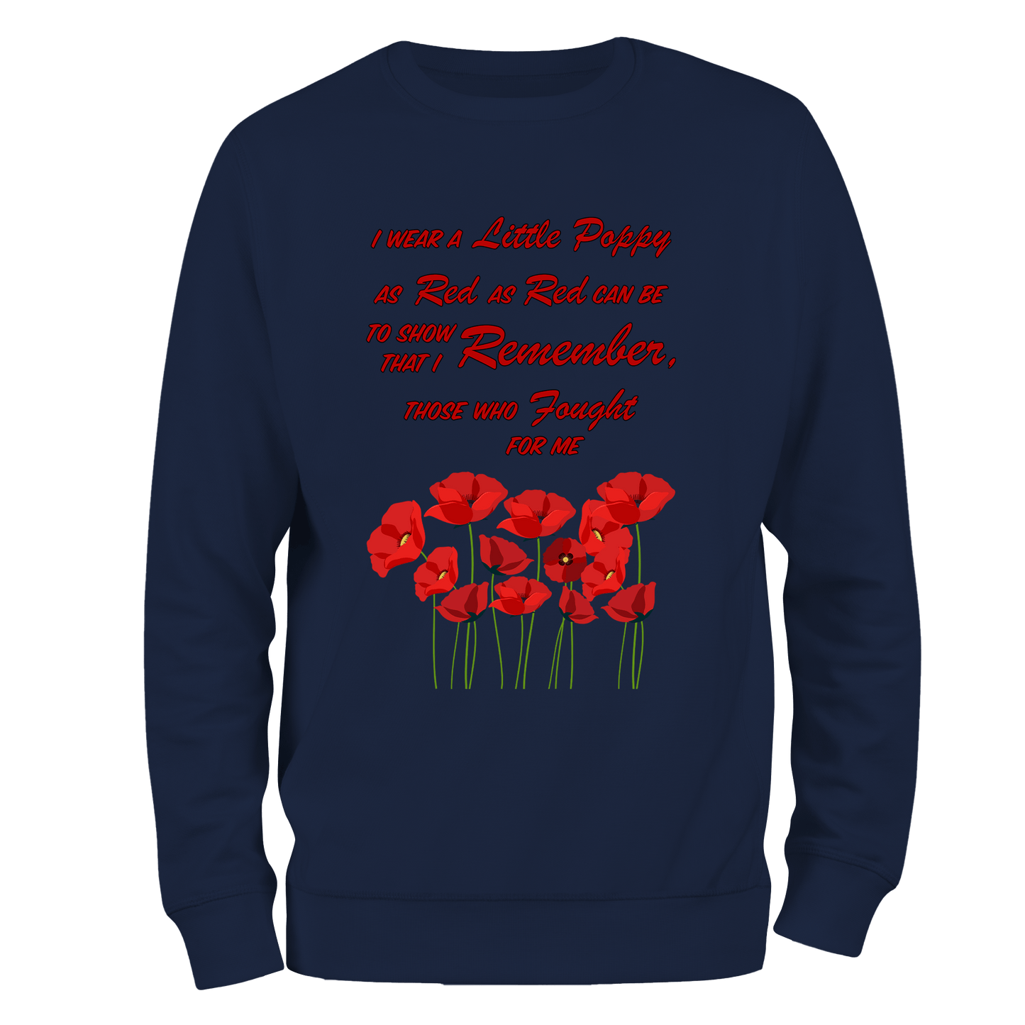 Red As Red Can Be Remembrance Day Sweatshirt by Lion Legion 