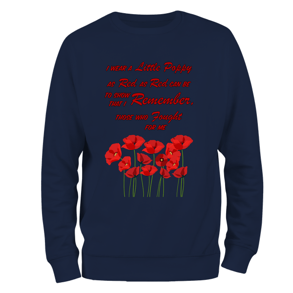 Red As Red Can Be Remembrance Day Sweatshirt by Lion Legion 