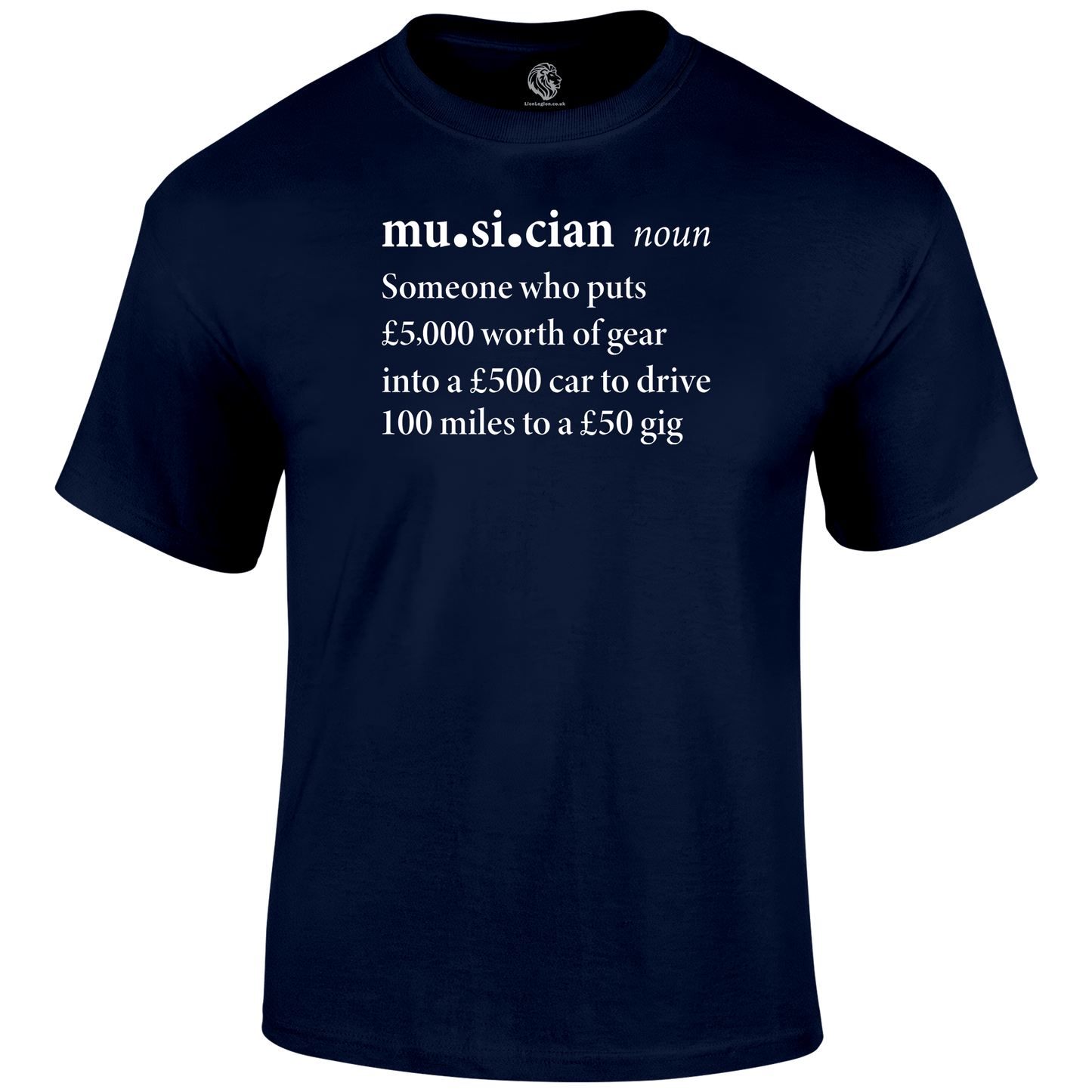 Musician T Shirt by Lion Legion 