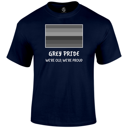 Grey Pride Funny T Shirt by Lion Legion 