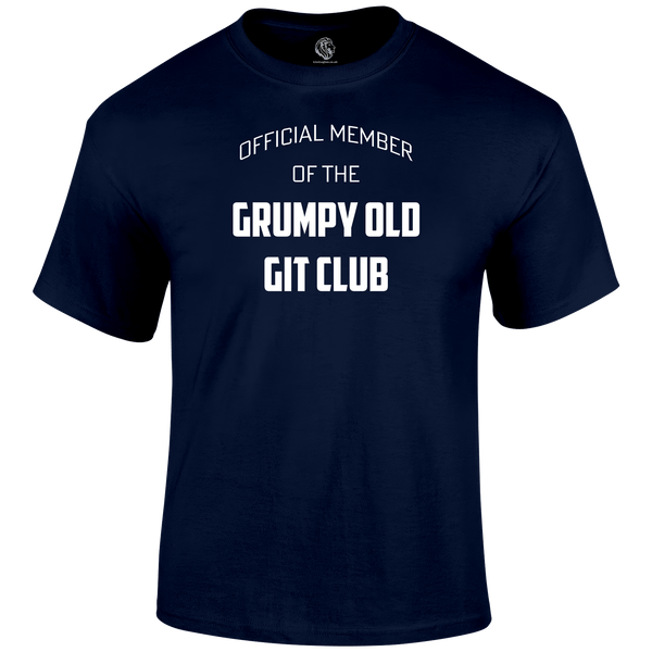 Old Git Club Funny T Shirt by Lion Legion 
