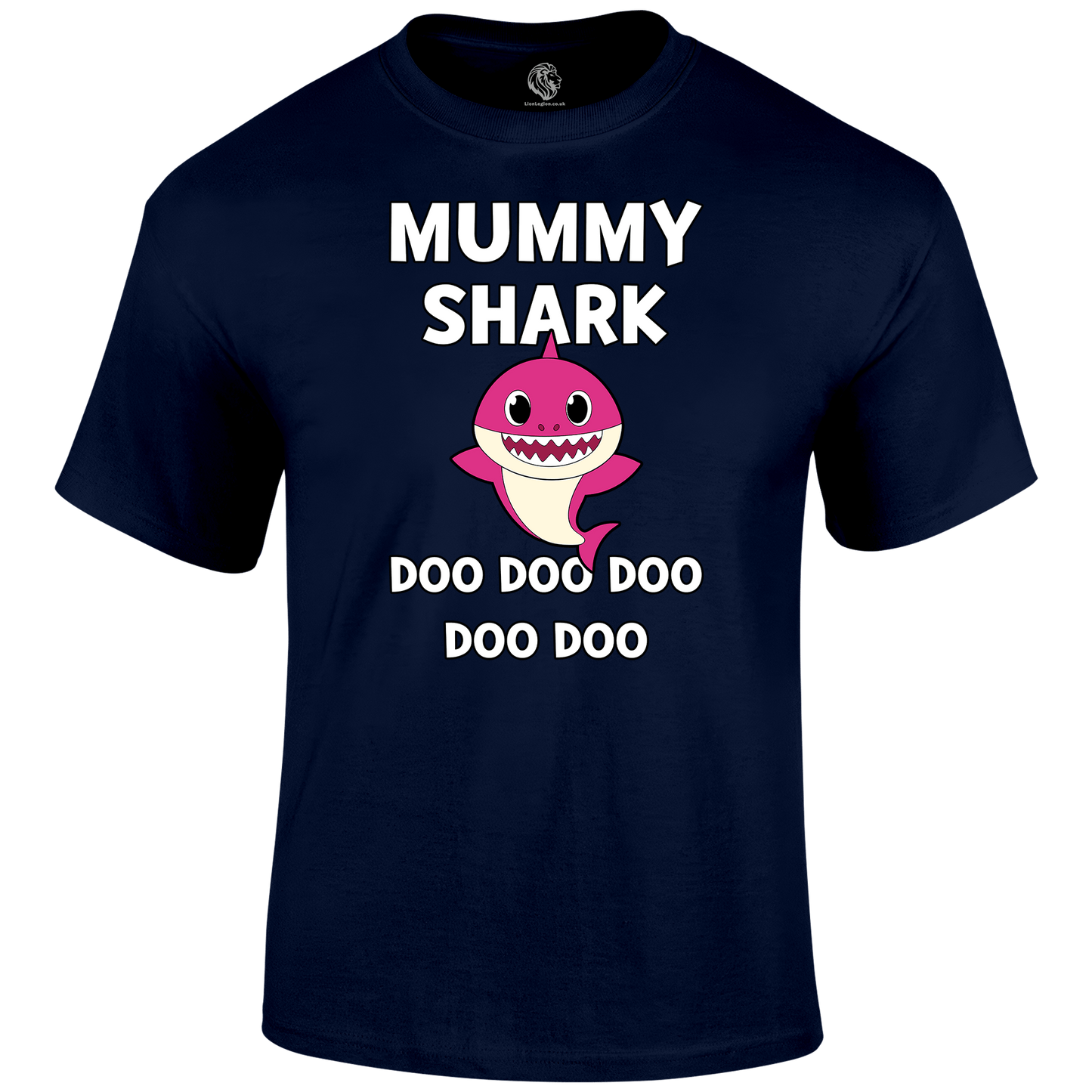 Mummy Shark Funny T Shirt by Lion Legion 