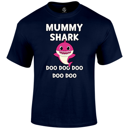 Mummy Shark Funny T Shirt by Lion Legion 