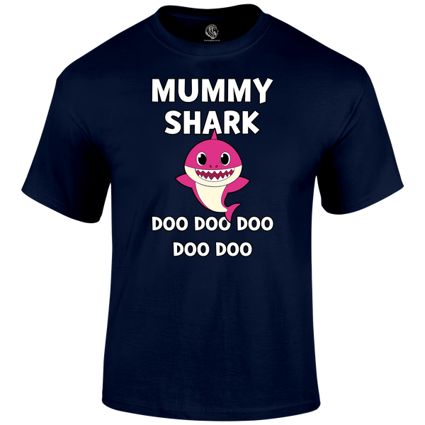 Mummy Shark Funny T Shirt by Lion Legion 