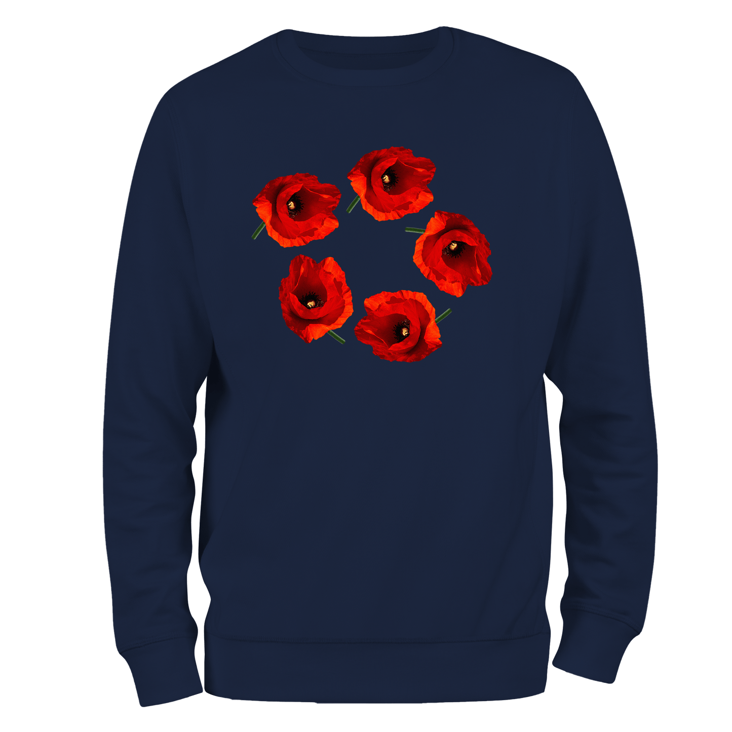 Poppy Circle Remembrance Day Sweatshirt by Lion Legion 