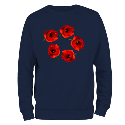 Poppy Circle Remembrance Day Sweatshirt by Lion Legion 