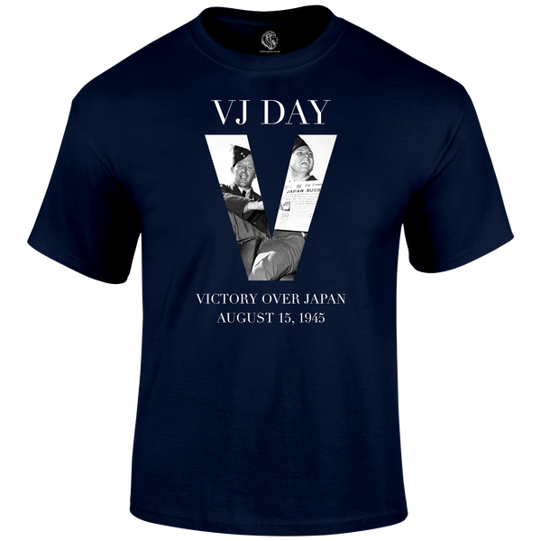 V-J Victory Remembrance T Shirt by Lion Legion 