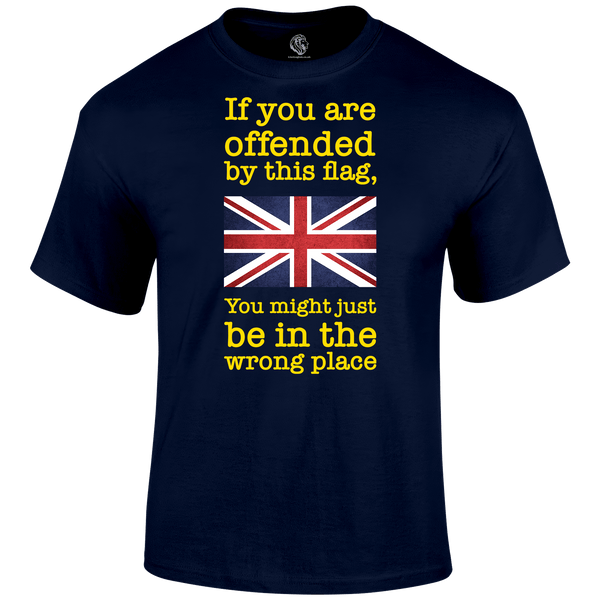 Wrong Place Patriotic T Shirt by Lion Legion 