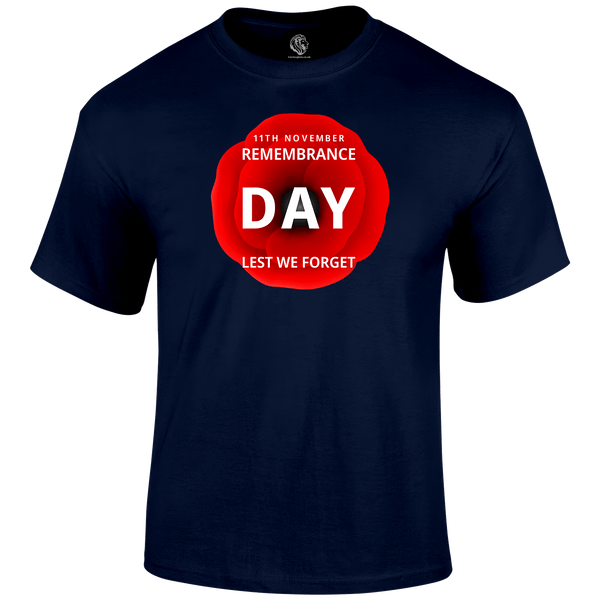 11th November Remembrance Day T Shirt by Lion Legion 