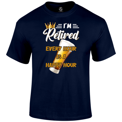 Happy Retirement Funny T Shirt by Lion Legion 