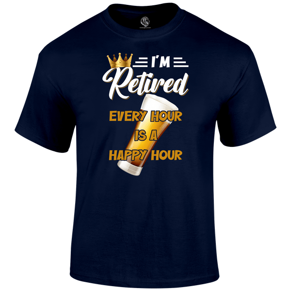 Happy Retirement Funny T Shirt by Lion Legion 