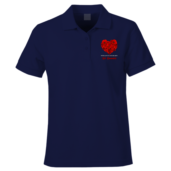With Love Remembrance Polo Shirt by Lion Legion 
