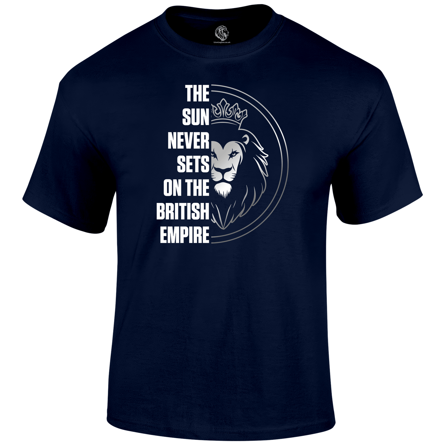 Sun Never Sets Patriotic T Shirt by Lion Legion 