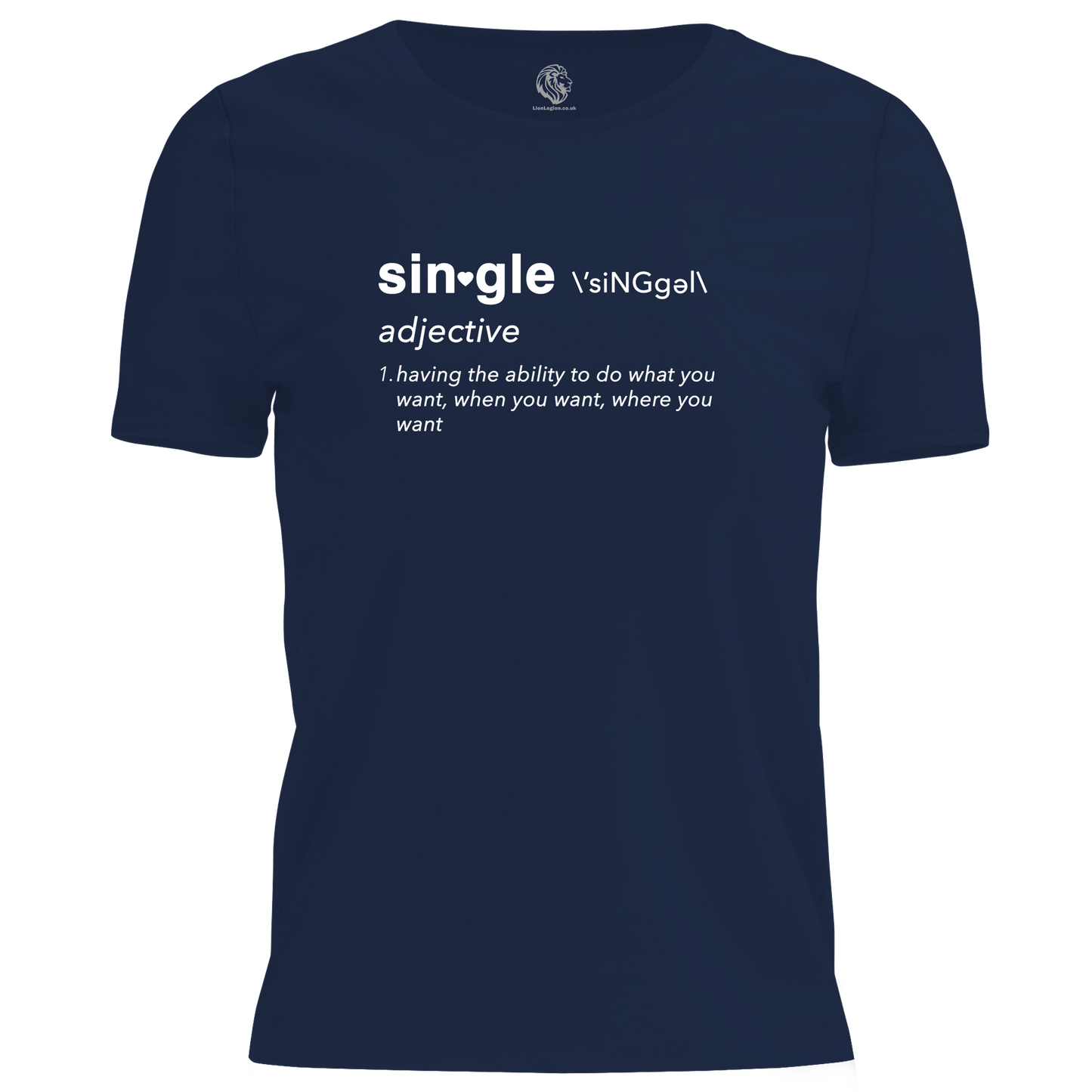 Single Noun T Shirt by Lion Legion 