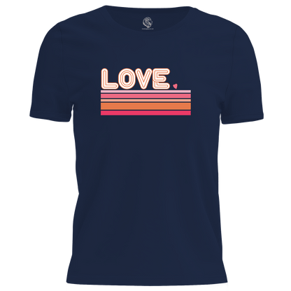 Love Retro T Shirt by Lion Legion 