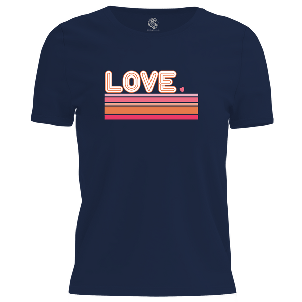 Love Retro T Shirt by Lion Legion 