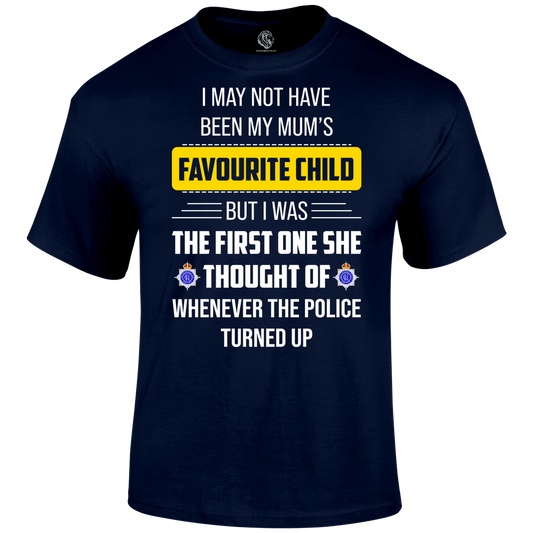Mum's Favourite T Shirt by Lion Legion 