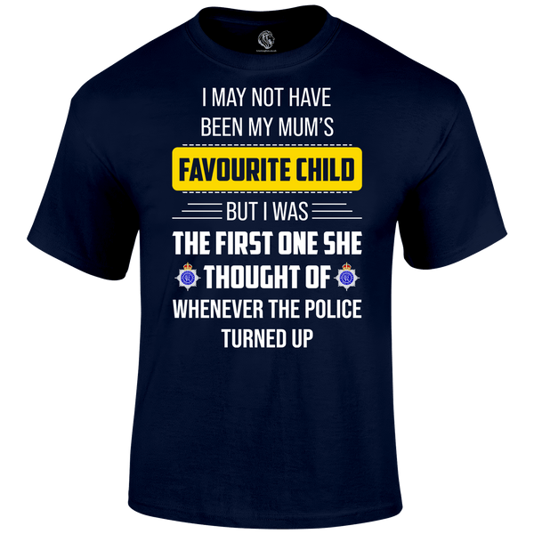Mum's Favourite T Shirt by Lion Legion 