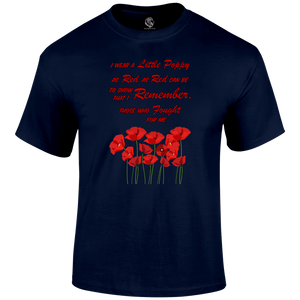 Red As Red Can Be Remembrance Day T Shirt