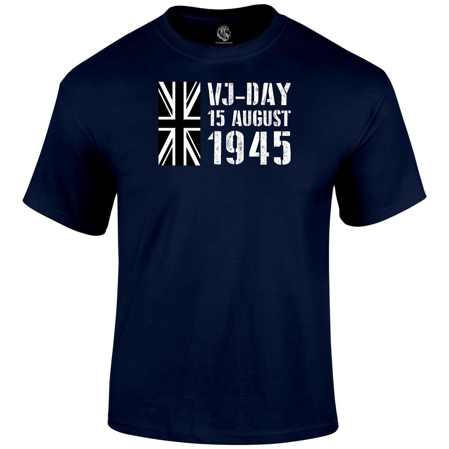 V-J Day Anniversary Remembrance T Shirt by Lion Legion 