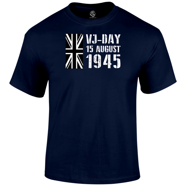 V-J Day Anniversary Remembrance T Shirt by Lion Legion 