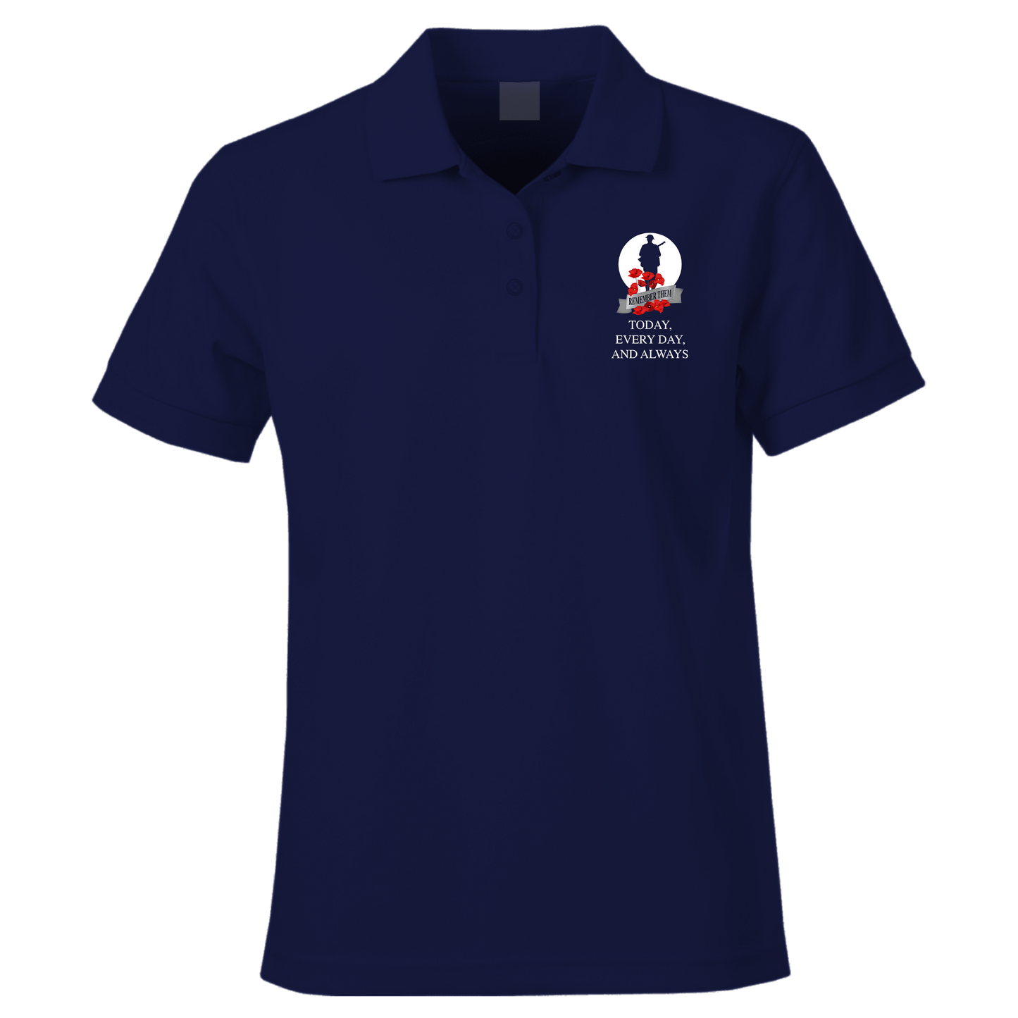 Always WW2 Remembrance Day Polo Shirt by Lion Legion 