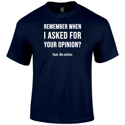 Remember When Funny T Shirt by Lion Legion 