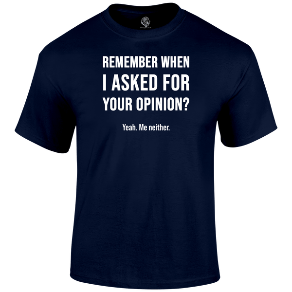 Remember When Funny T Shirt by Lion Legion 