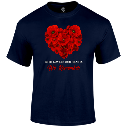 With Love Remembrance T‑Shirt by Lion Legion 