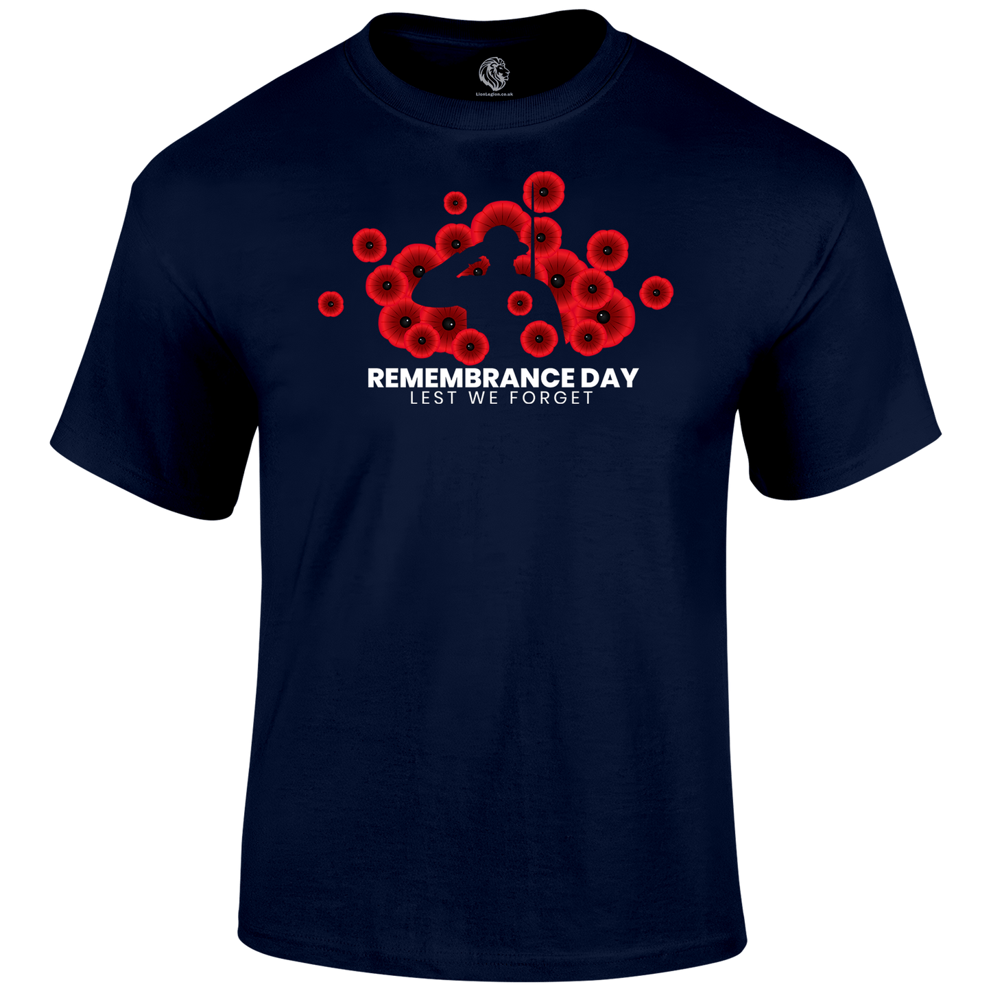Remembrance Day T Shirt by Lion Legion 