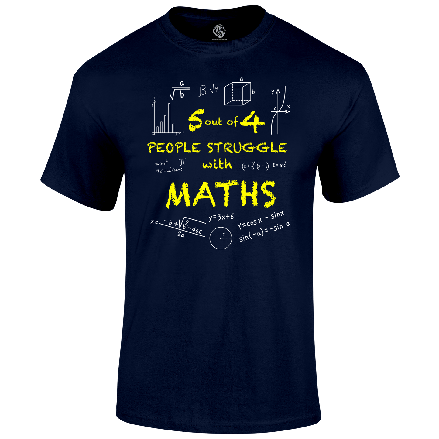 Maths T Shirt by Lion Legion 