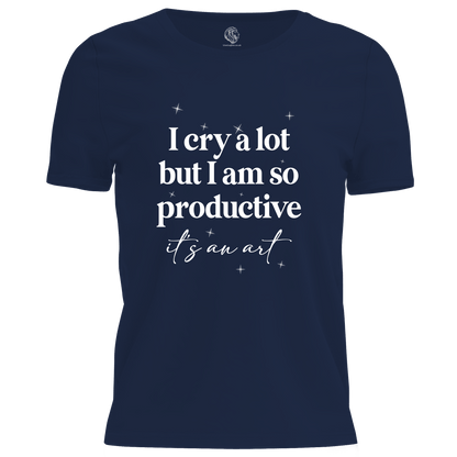 I Cry A Lot Ladies T Shirt by Lion Legion 