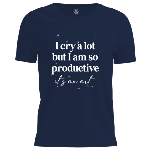 I Cry A Lot Ladies T Shirt by Lion Legion 