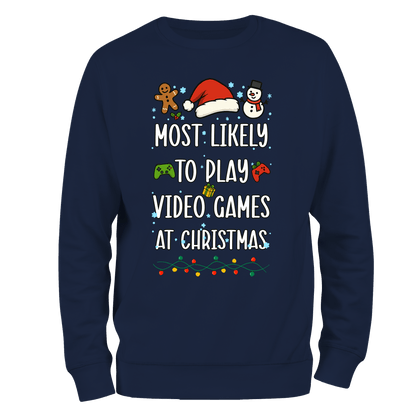 Video Games Xmas Jumper by Lion Legion 