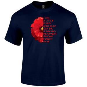Little Poppy Remembrance T‑Shirt