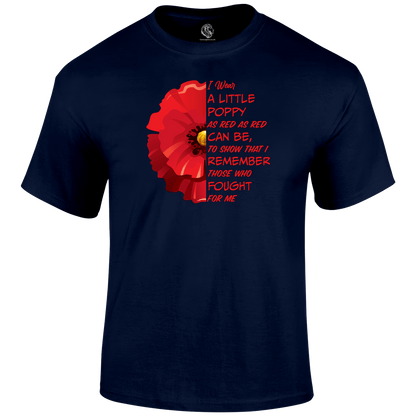 Little Poppy Remembrance T‑Shirt by Lion Legion 