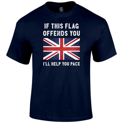 If Offended Patriotic T Shirt by Lion Legion 