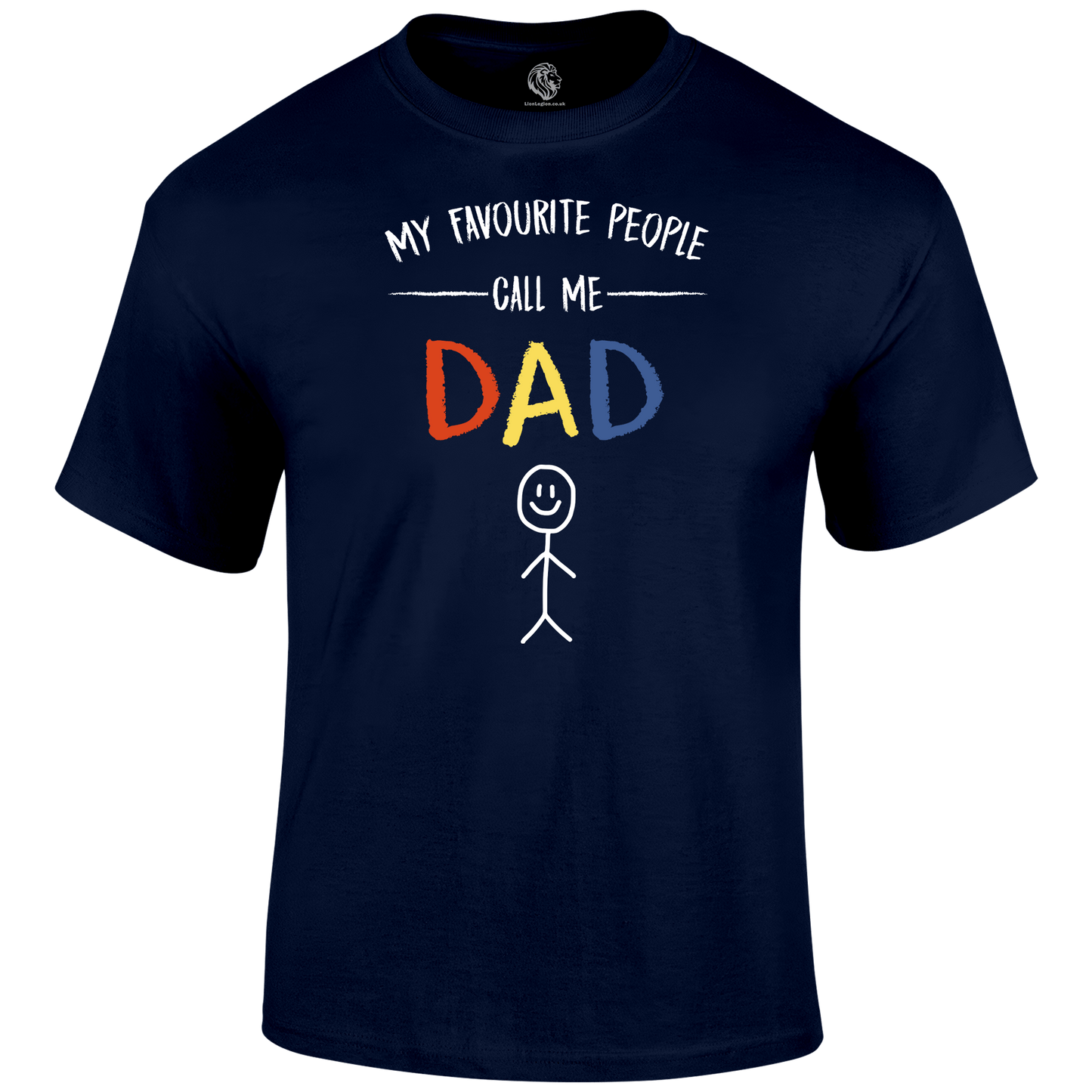 Call Me Dad T Shirt by Lion Legion 