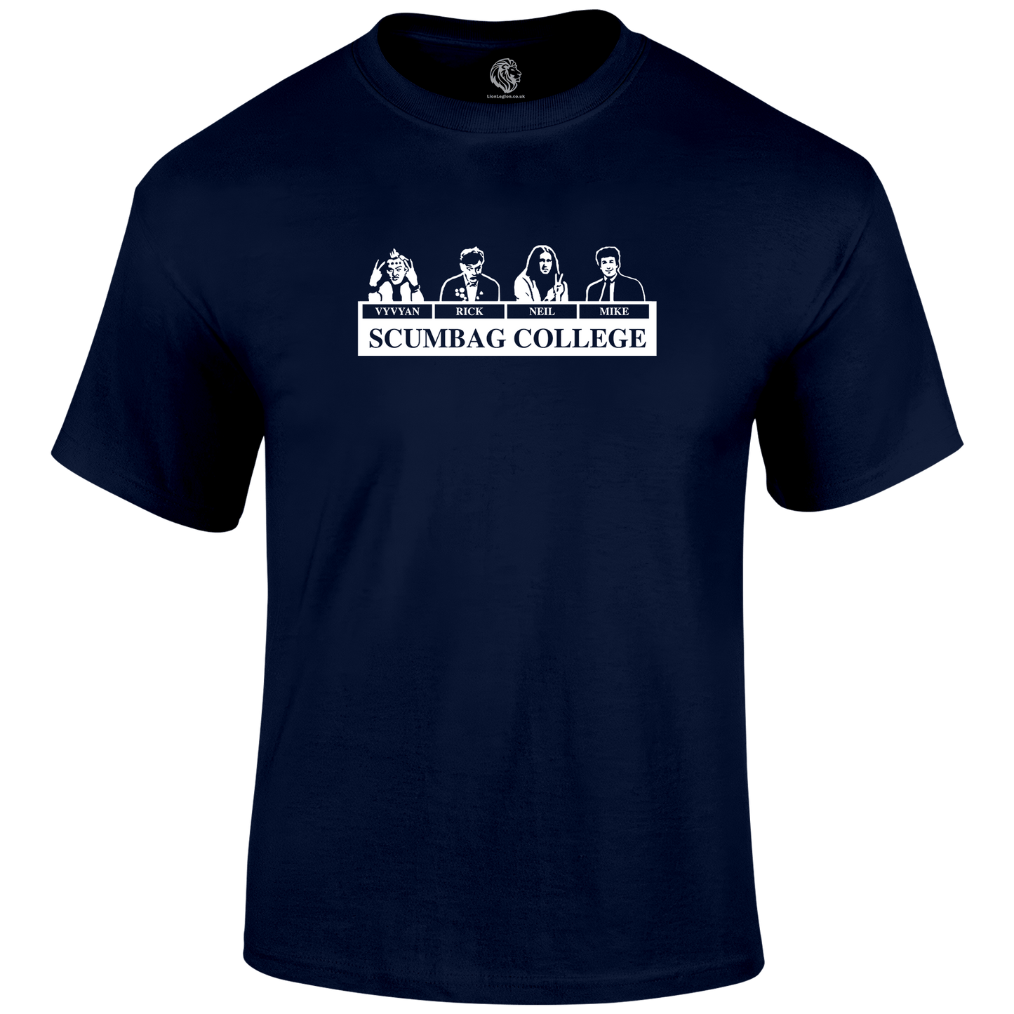 Scumbag College Funny T Shirt by Lion Legion 