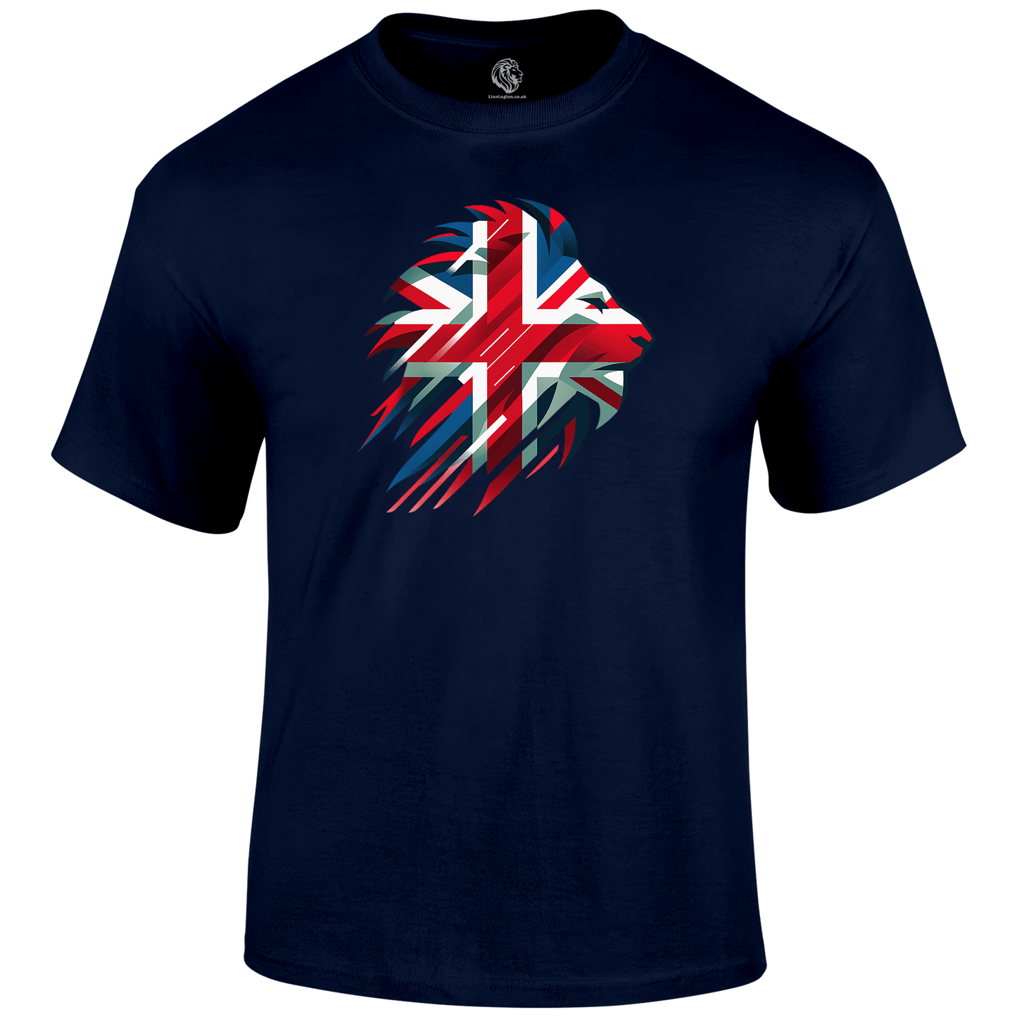 British Lion Patriotic T Shirt by Lion Legion 