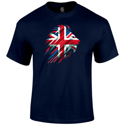 British Lion Patriotic T Shirt by Lion Legion 