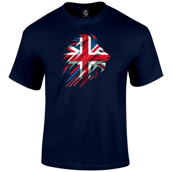 British Lion Patriotic T Shirt by Lion Legion 