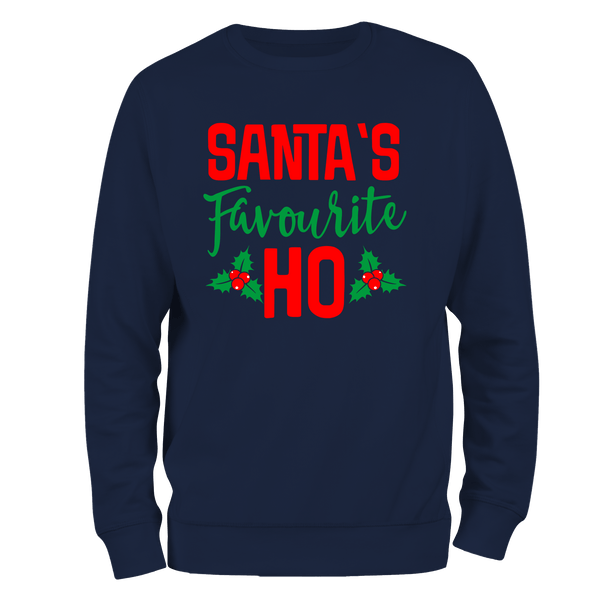 Santa's Ho Funny Christmas Jumper by Lion Legion 
