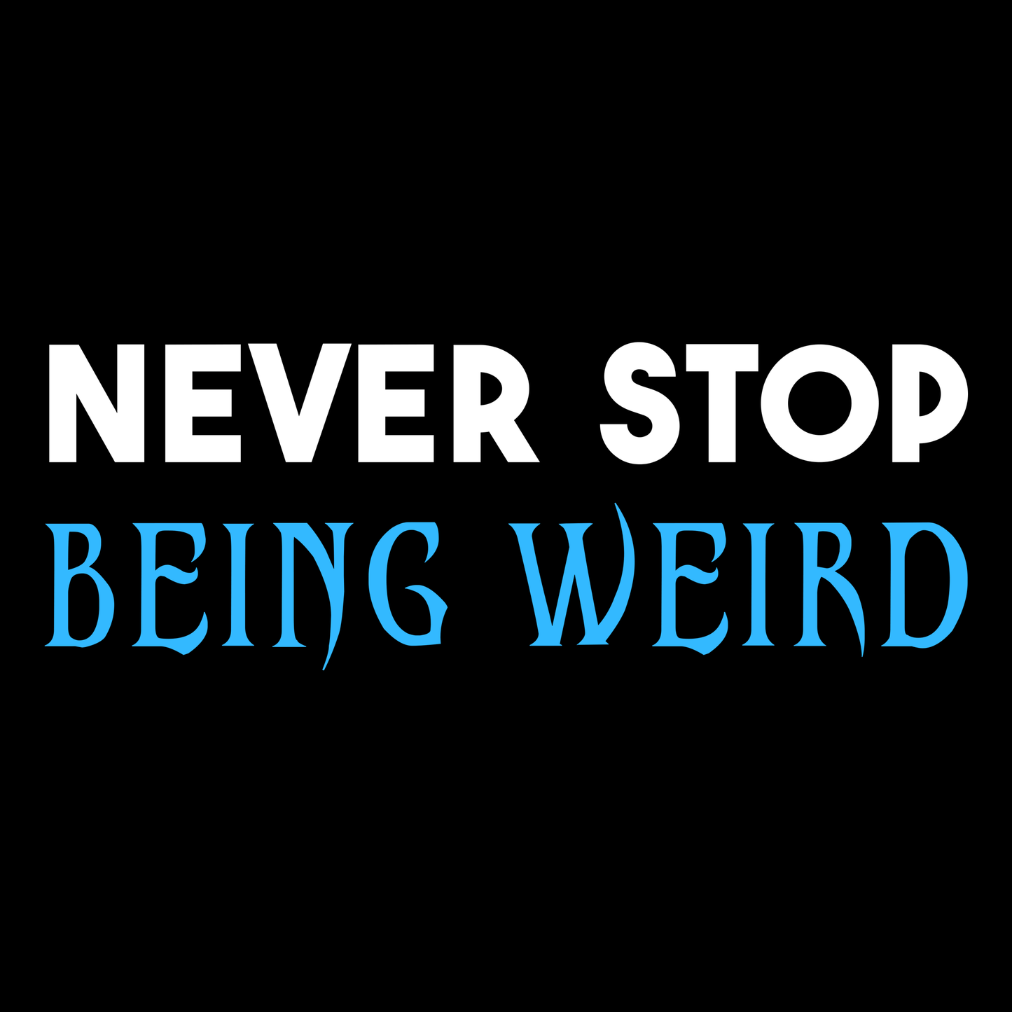 Never Stop T Shirt by Lion Legion 