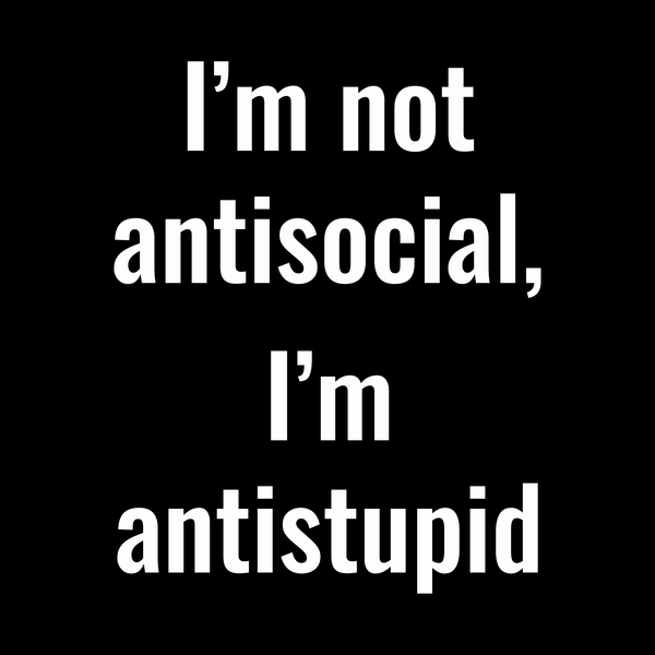 Not Antisocial T Shirt by Lion Legion 